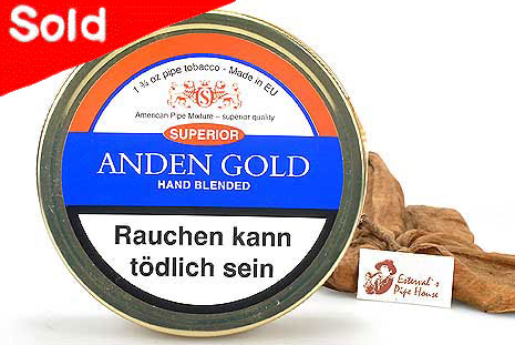 Anden Gold Hand Blended Pipe tobacco 50g Tin